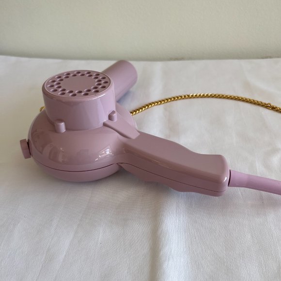 AW21 Moschino Couture Jeremy Scott Blow Dryer Mini Shoulder Bag w/Gold Chains - Picture 14 of 16